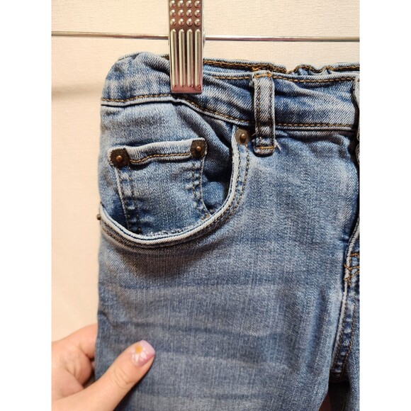 Levis Jeans Girls 8 Blue Jeans Adjustable Denim Bootcut Classic Mid Rise Staple - Picture 3 of 16